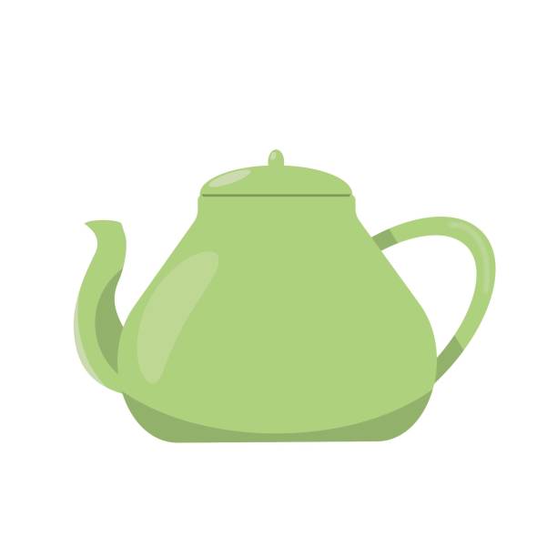 Green teapot